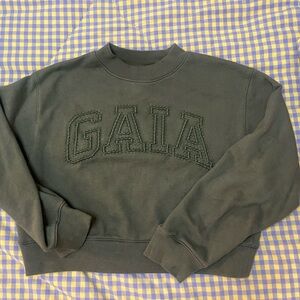 Cult Gaia Green Sweatshirt